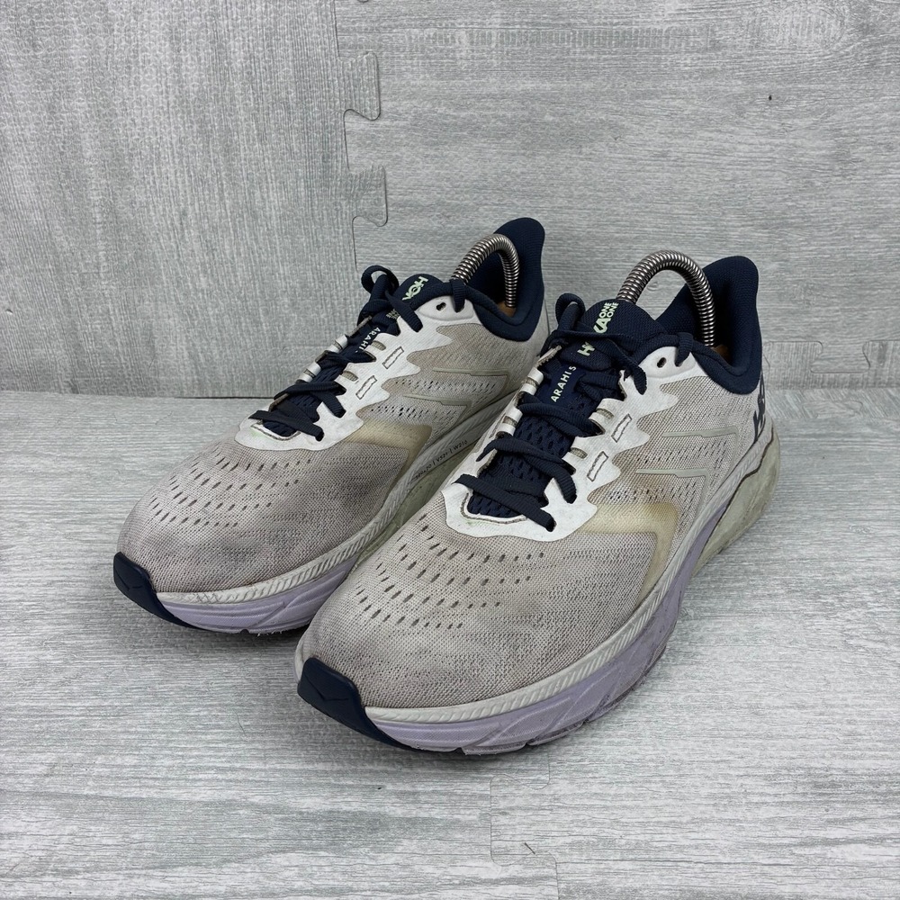 Hoka One One Arahi 5 Running Shoes Sneakers‎ Women's 9.5 B Gray 1115012 BDBOS